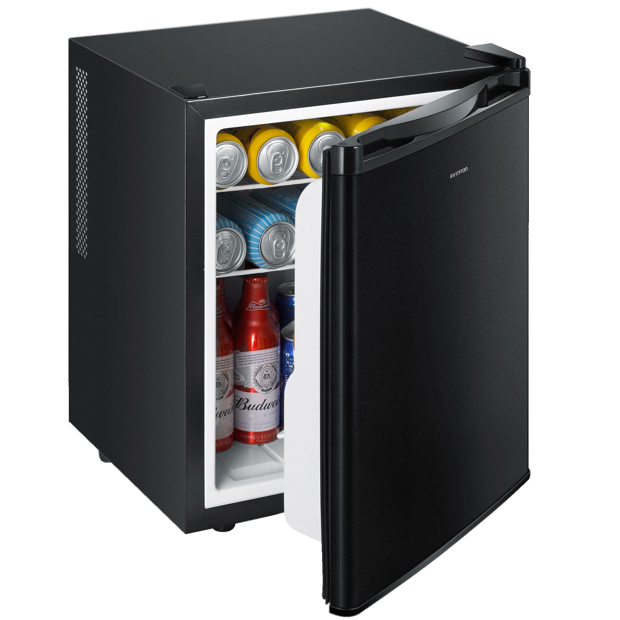 Frigorífico con la puerta abierta